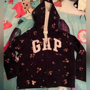 Gap Logo Sherpa-Lined Zip Hoodie